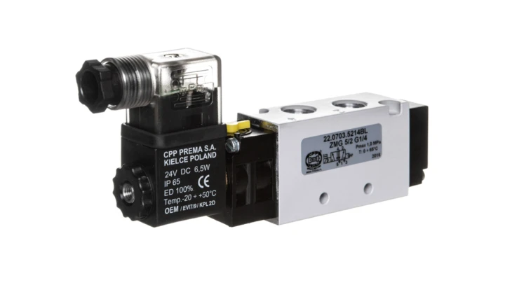Zawór ZMG 5/2 G1/4 1MPa 22.0703.5214BL