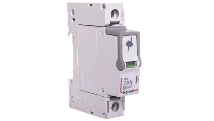 Ogranicznik przepięć Typ T2 1P 20kA 1,2kV ON 300 TT, TN (TNC, TNS) 412220