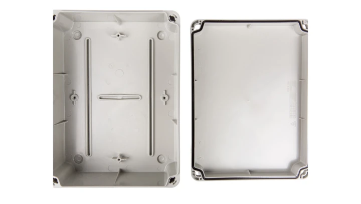 Puszka natynkowa LIGHT 241x180x96 4xM25 6xM40 IP66/67 szara EV-231