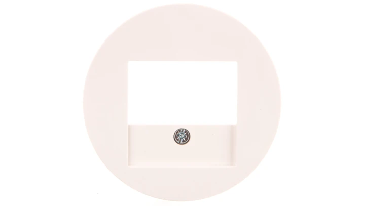 Berker R.1/R.3 Element centralny do gniazda TAE i głośnikowego biały 10382089