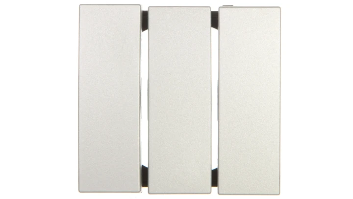 Berker B.7 Glas Klawisz potrójny do łącznika aluminium 16651404