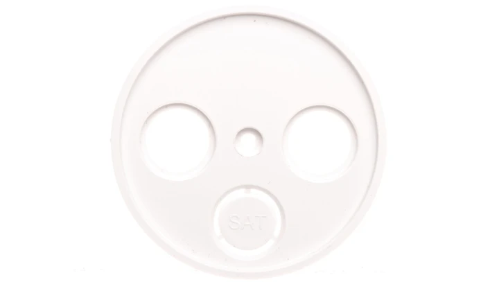 Berker R.1/R.3 Element centralny do gniazda antenowego 2- 3-wyjściowego biała 12032089