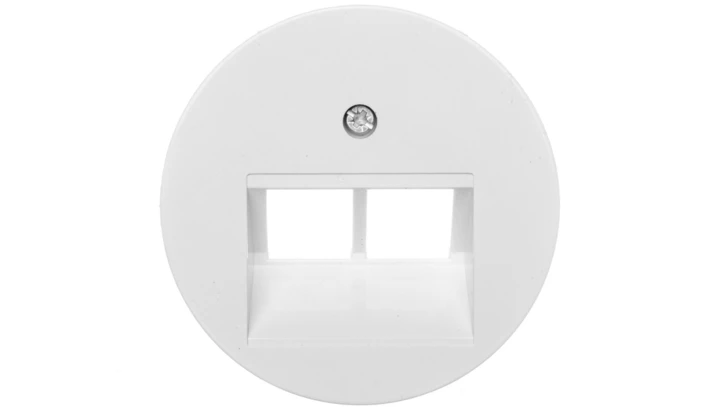Berker R.1/R.3 Element centralny do gniazda przyłączeniowego UAE biały 14092089