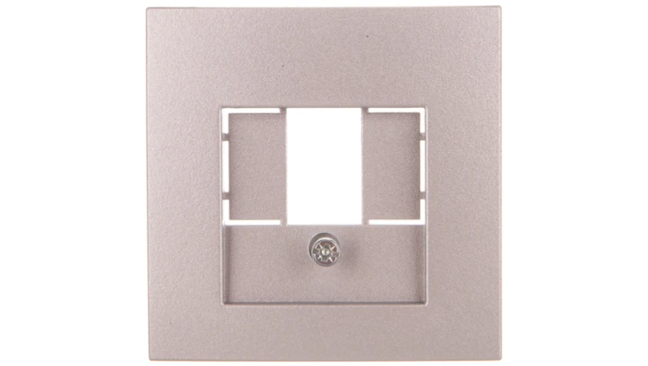 Berker B.1/B.3/B.7 Glas Element centralny do gniazda TAE i głośnikowego aluminium 10331404