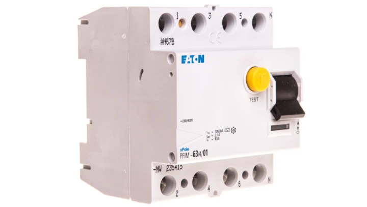 Wyłącznik różnicowoprądowy 4P 63A 0,1A typ AC PFIM-63/4/01-MW 235415
