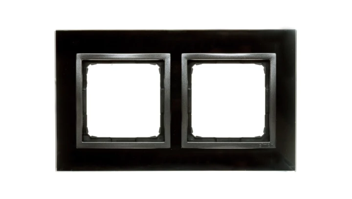 Simon 54 Nature Ramka podwójna szkło ZASTYGŁA LAWA DRN2/73