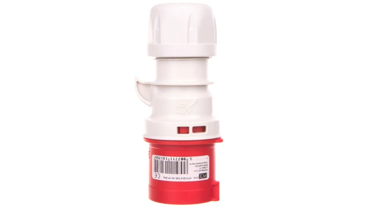 Wtyczka przenośna 16A 3P 400V czerwona IP44 SHARK 013-9