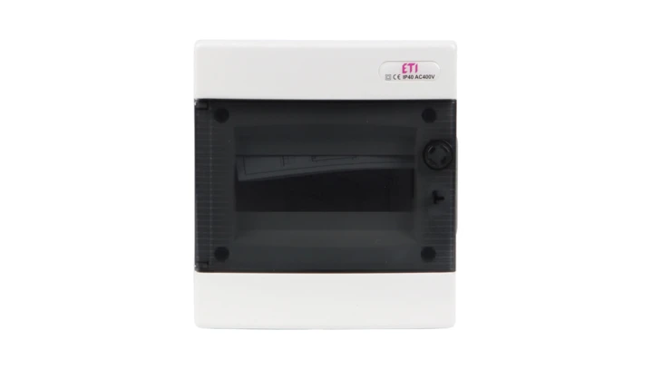 Rozdzielnica modułowa 1x8 podtynkowa /transparentna/ IP40 ECM8PT DIDO 001101010