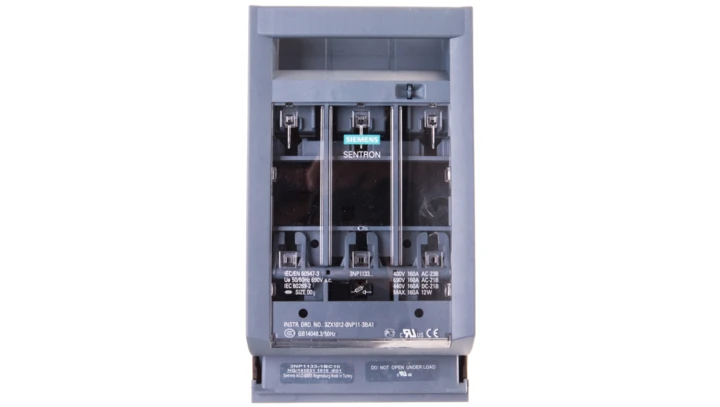 Rozłącznik bezpiecznikowy 3P 160A NH00 do montażu na szynach 60mm 3NP1133-1BC10