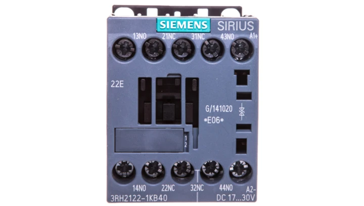 Stycznik pomocniczy 2Z 2R cewka 24V DC z diodą tłumiącą S00 przyłącze śrubowe SIRIUS 3RH2122-1KB40