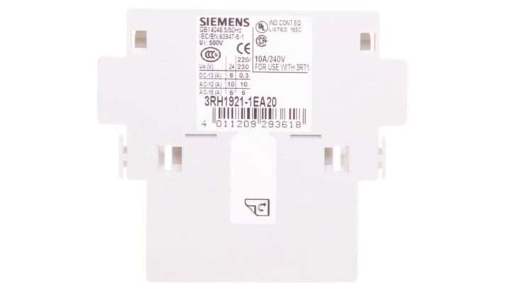 Styki pomocnicze 2Z montaż boczny pierwszy blok S6 do S12 przył śrubowe SIRIUS 3RH1921-1EA20