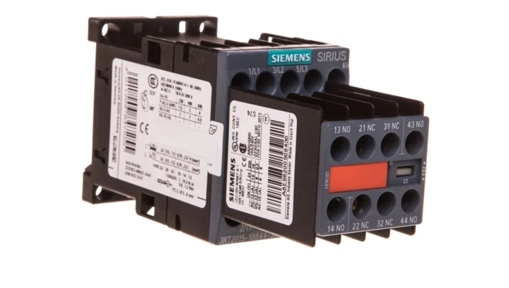 Stycznik mocy 7A 3P 24V DC 2Z 2R S00 3RT2015-1BB44-3MA0