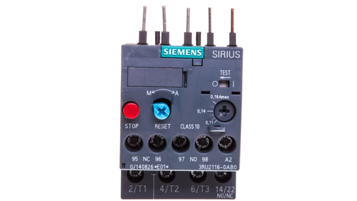 Przekaźnik termiczny 0,11-0,16A S00 3RU2116-0AB0