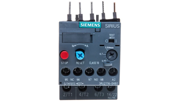 Przekaźnik termiczny 0,55-0,80A S00 3RU2116-0HB0