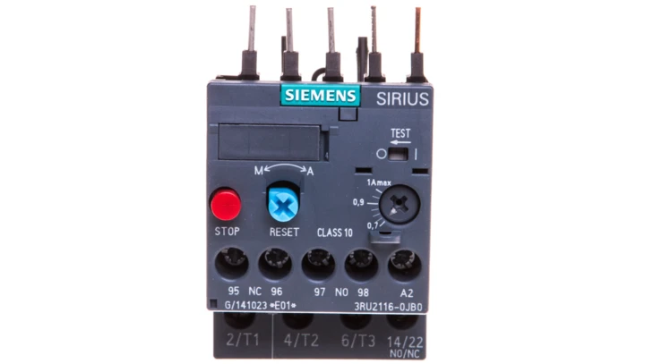 Przekaźnik termiczny 0,7-1A S00 3RU2116-0JB0