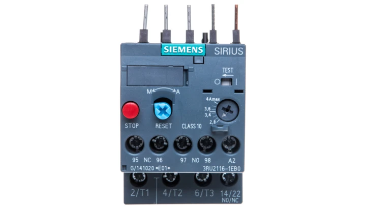 Przekaźnik termiczny 2,8-4A S00 3RU2116-1EB0