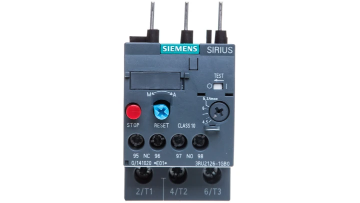 Przekaźnik termiczny 4,5-6,3A S0 3RU2126-1GB0