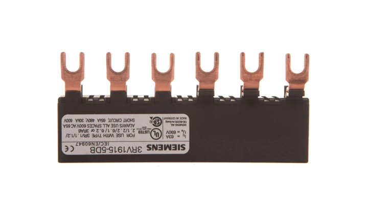 Szyna łączeniowa 3P widełkowa (6mod.) do 2 wyłączników 3RV1915-5DB