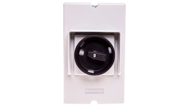 Obudowa wyłącznika silnikowego z pokrętłem czerwono-żółta IP65 natynkowa S0 3RV1923-1DA01