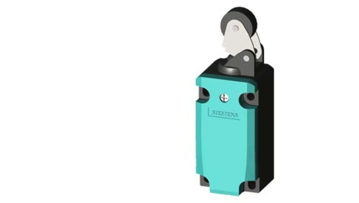 Wyłącznik krańcowy 1Z 1R pełzające metal 40mm dźwignia z rolką 22mm z tworzywa IP67 3SE5112-0BE01