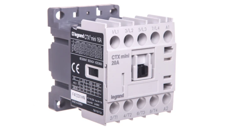 Stycznik mocy 16A 4P 230V AC 0Z 0R CTX3 MINI 417146