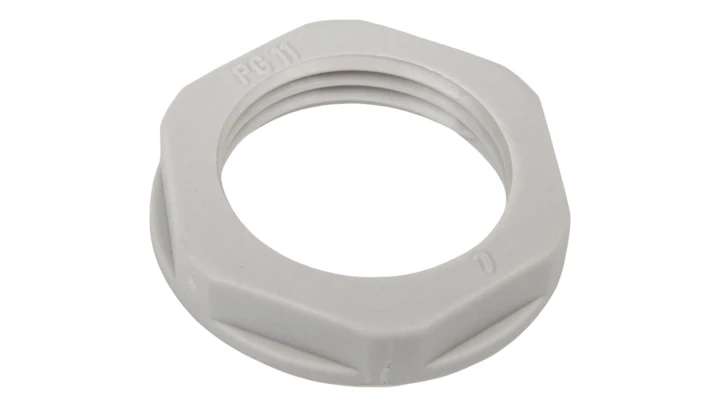 Nakrętka poliamidowa PG11 szara N 11/H E03DK-02010100301 /100szt./