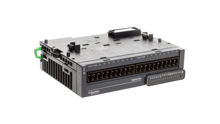 Moduł 16-wejść Modicon zaciski sprężynowe 24V DC TM3 TM3DI16G