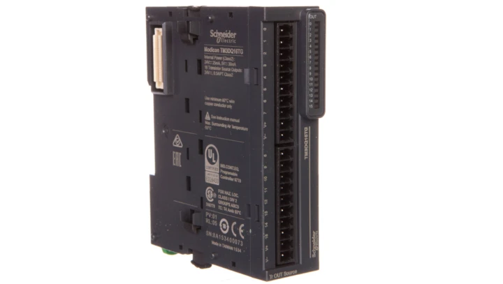 Moduł 16-wyjść tranzystorowych zaciski sprężynowe TM3-16 TM3DQ16TG