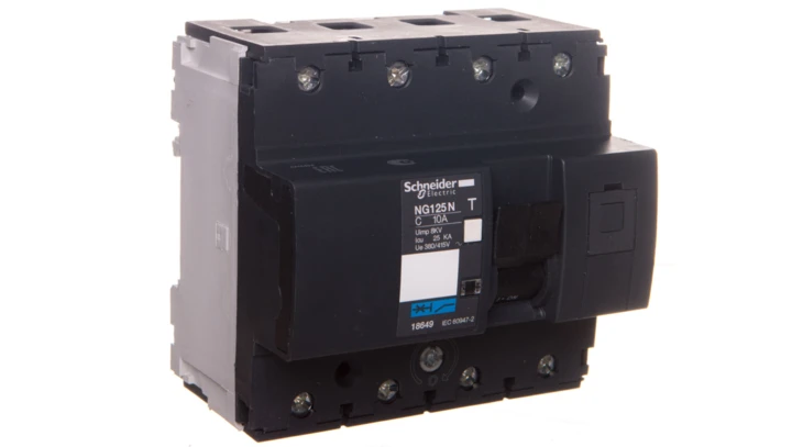 Wyłącznik nadprądowy 4P C 10A AC NG125N 18649