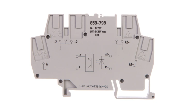 Złączka z optoseparatorem 12 / 24V DC / 0,1A / -25 / +30 859-798 /10szt./