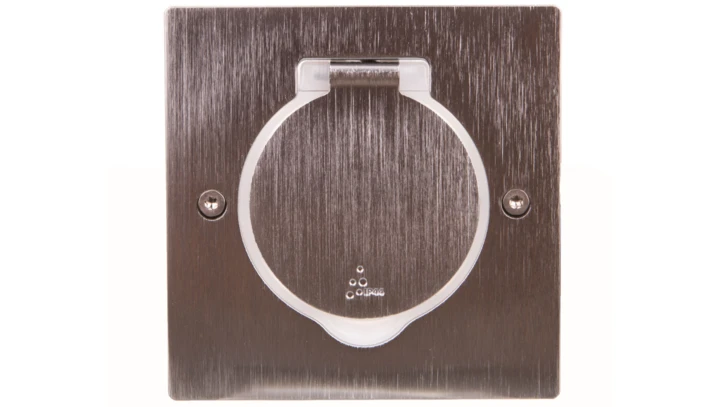 MOSAIC Pokrywa gniazda pojedyncza kwadratowa inox 089700