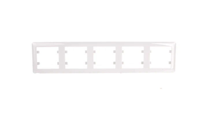 Lumina Soul Ramka pięciokrotna pozioma biała WL5250