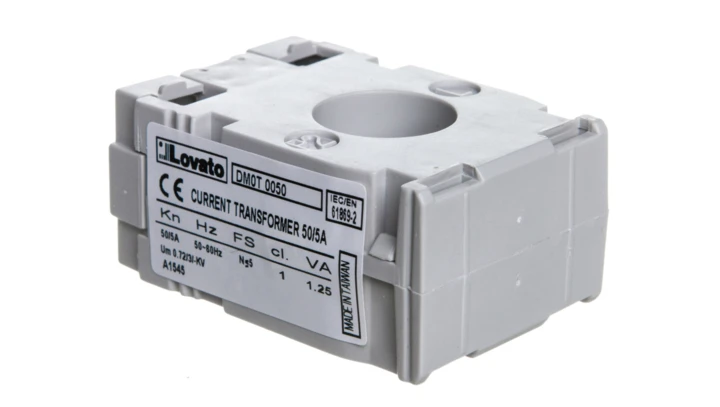 Przekładnik prądowy 50/5A, klasa 1, średnica otworu 22mm DM0T0050