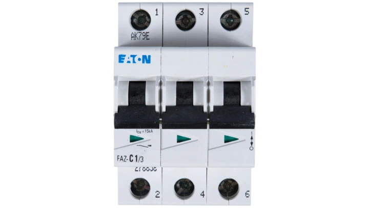 Wyłącznik nadprądowy 3P C 1A 15kA AC FAZ C1/3 278858