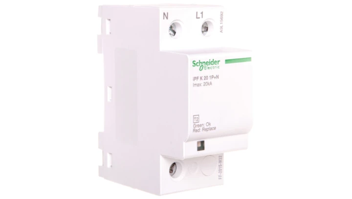 Ogranicznik przepięć Typ T2 1P+N/PE 65kA 1,5kV iPF20 A9L15692