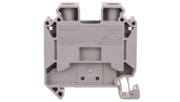 Złączka szynowa 2-przewodowa 16mm2 szary ATEX NSYTRV162 /50 szt./