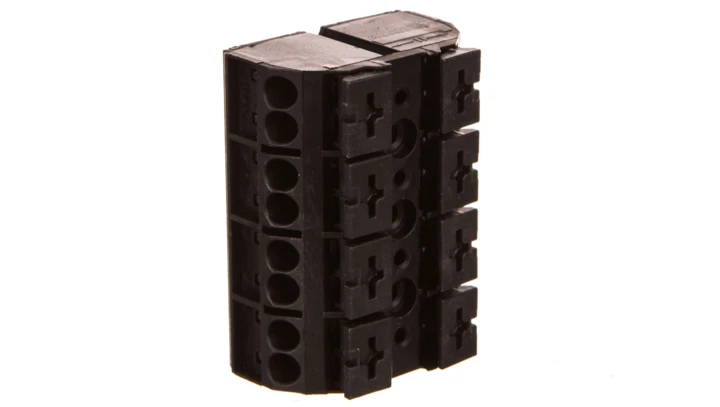Blok zasilający 4-torowy 0,5-4mm2 32A czarny 862-504 /200szt./