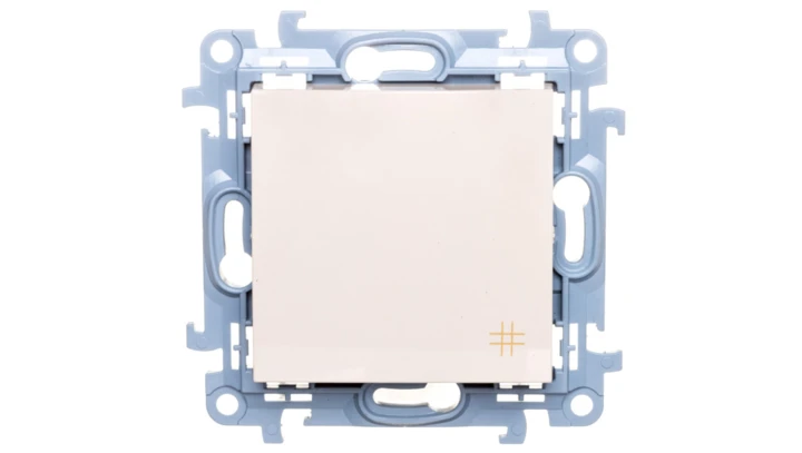 Simon 10 Łącznik krzyżowy 10AX IP20 kremowy CW7.01/41