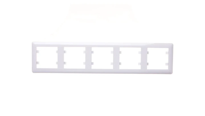 Simon 10 Ramka pięciokrotna kremowa CR5/41