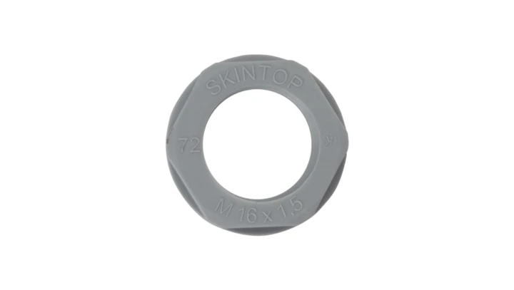 Nakrętka poliamidowa M16 SKINTOP GMP-GL-M 16x1,5 ciemnoszara 53119010 /100szt./