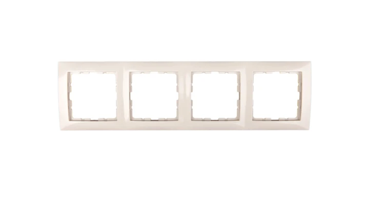 Berker B.Kwadrat Ramka poczwórna kremowa 5310148982