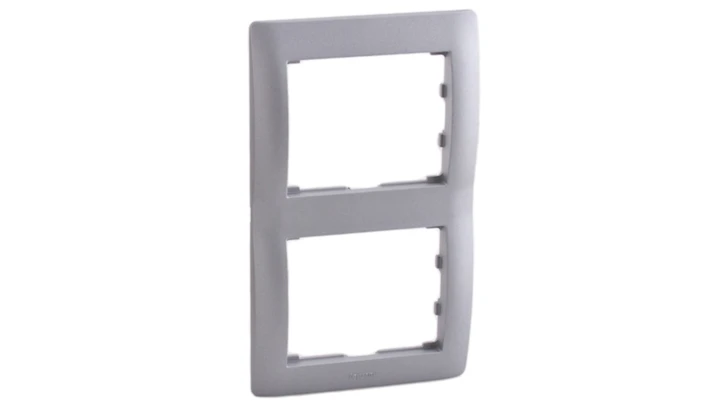 SISTENA LIFE Ramka podwójna pionowa metalic 771306