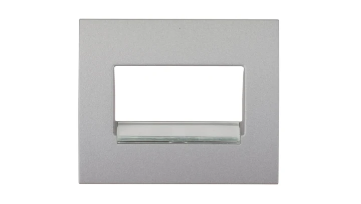 SISTENA LIFE Plakietka gniazda teleinformatycznego metalic 771375