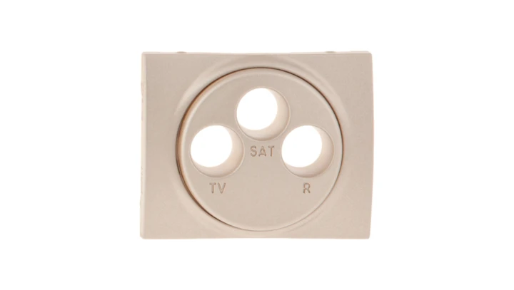 SISTENA LIFE Plakietka gniazda RTV/SAT titan 771473