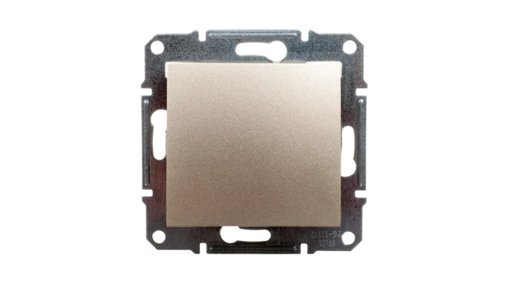 Sedna Łącznik 1-biegunowy satyna 1-bieg IP44 SDN0100368