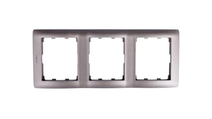 SISTENA LIFE Ramka potrójna pionowa choco 771207