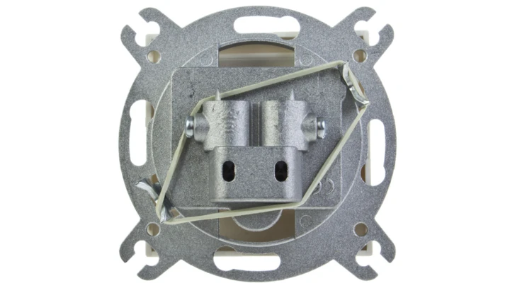 IMPRESJA Gniazdo antenowe RTV przelotowe 14dB ecru GPA-14YP/m/27