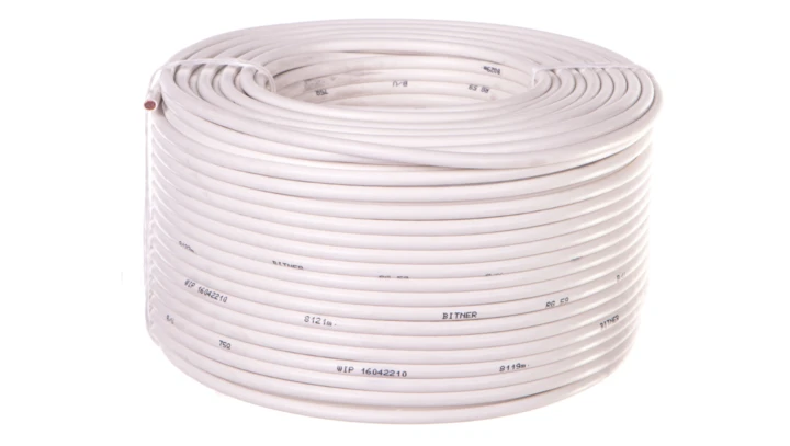 Przewód koncentryczny RG 59 B/U biały LF0106 /100m/