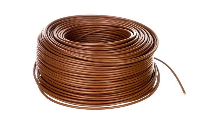 Przewód instalacyjny H07V-K 2,5 brązowy 29148 /100m/