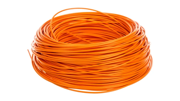 Przewód instalacyjny H05V-K 1 pomarańczowy 29126 /100m/
